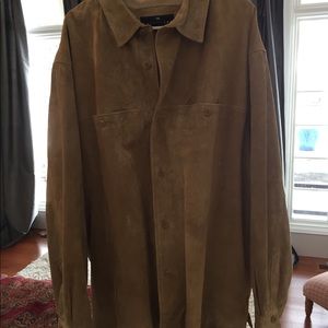 Leather light jacket/ men’s outerwear